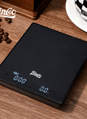 Bincoo意式咖啡电子秤专用称重计时咖啡工具咖啡器具手冲咖啡秤