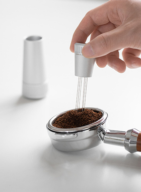 CAFEDEKONA咖啡布粉针网纹不锈钢搅粉针打散结块均匀意式咖啡器具