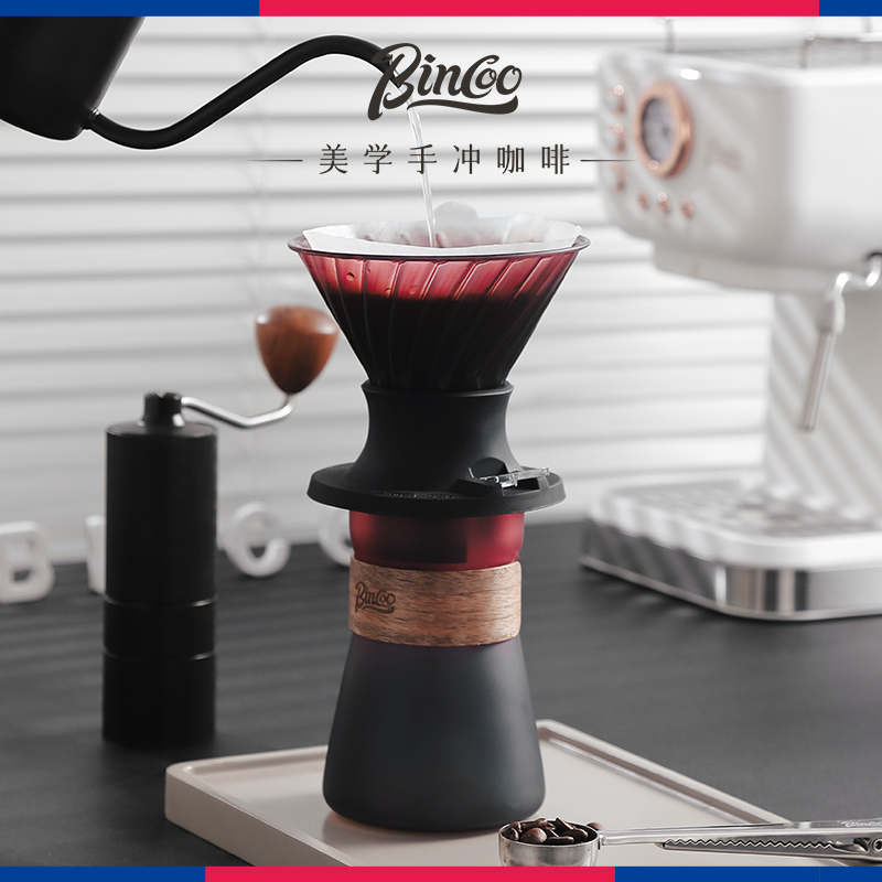 Bincoo聪明杯手冲咖啡滤杯滴漏式咖啡分享壶家用浸泡过滤器具套装