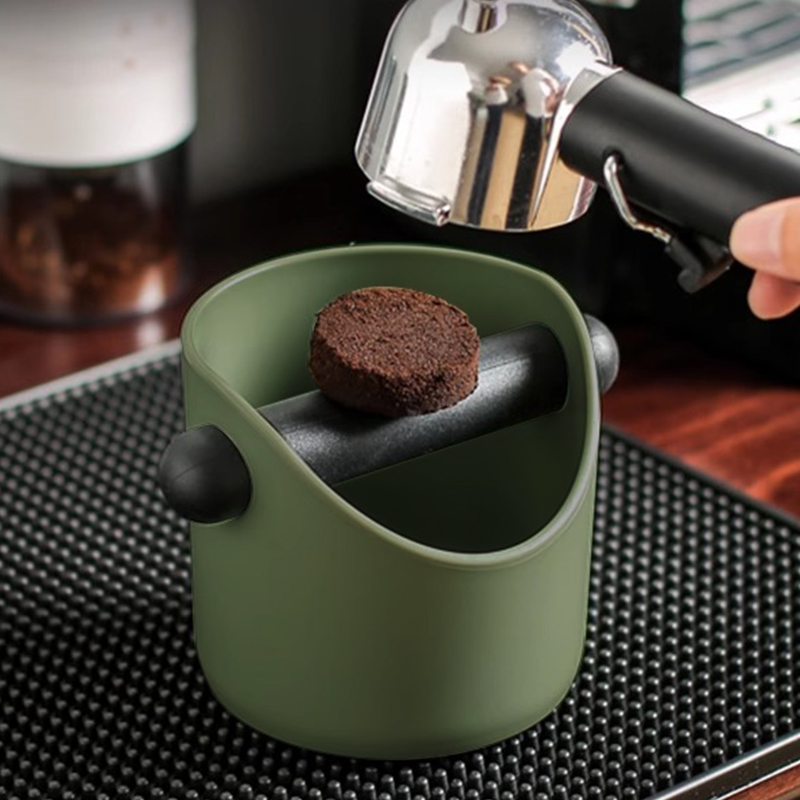 咖啡渣桶咖啡机敲粉敲渣桶家用咖啡粉渣桶槽吧台咖啡器具粉碗迷你