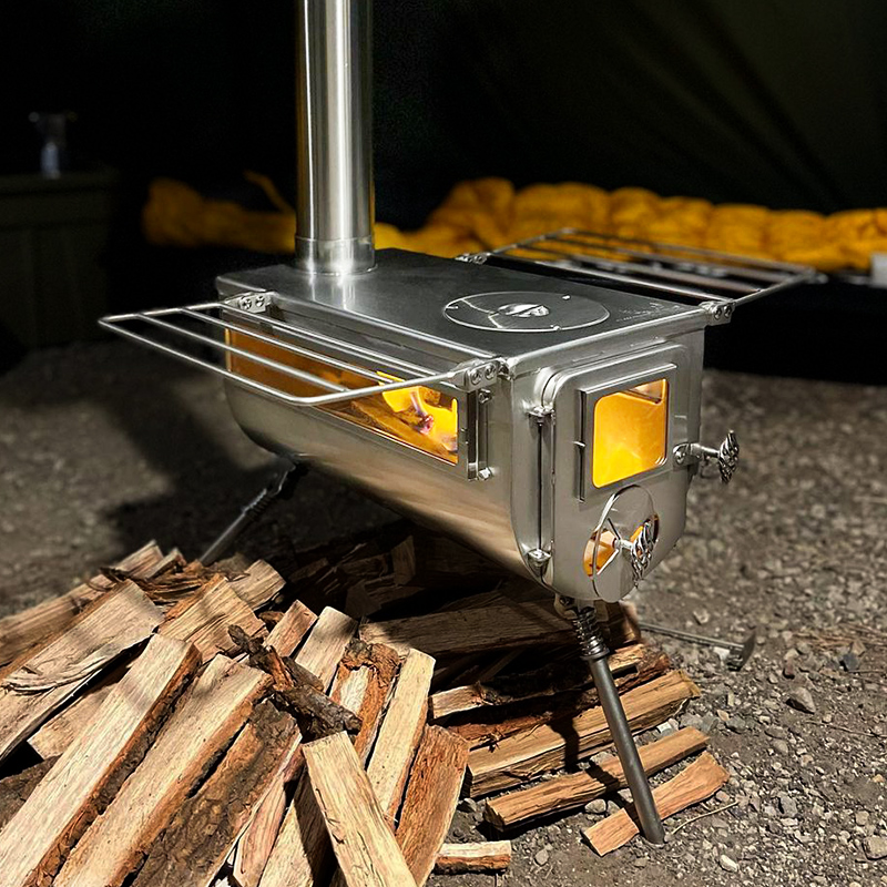 瑞典Winnerwell户外精致露营野营便携式不锈钢帐篷取暖炉柴火炉子