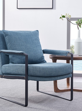 沙发休闲单人沙发椅客厅设计懒人简约现代卧室创意阅读家用老虎椅