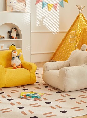 儿童沙发懒人阅读角小孩女孩沙发椅幼儿园可爱小熊宝宝婴儿小沙发