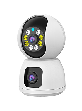 家用监控器摄像头手机远程360度无死角无线高清全彩室内语音摄影