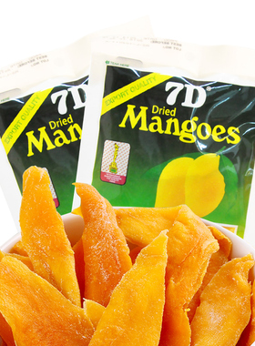 菲律宾进口7D芒果干100g/200g蜜饯水果干办公室休闲零食品