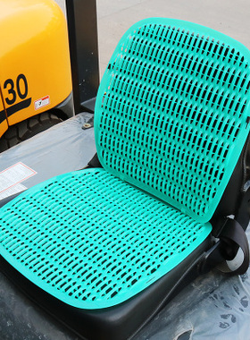 铲车叉车挖掘机双层通风透气镂空座垫夏季清凉垫通用塑料汽车坐垫