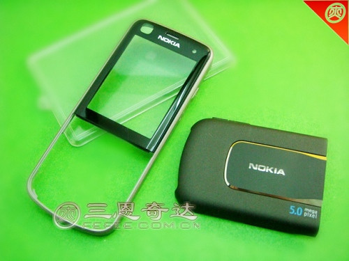 原装诺基亚NOKIA 6220c手机外壳 含前壳 镜面 后盖 黑色
