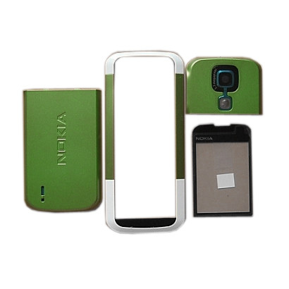 原装诺基亚NOKIA 5000手机外壳 含前壳 镜面 天线盖 后盖 绿色