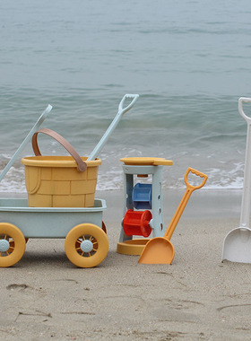 儿童沙滩玩具宝宝海边玩挖沙戏水沙漏户外挖土沙子工具铲子桶套装